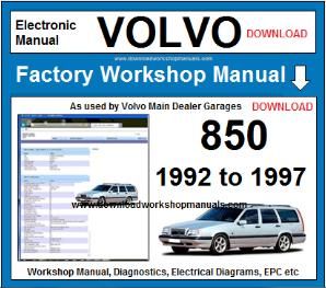 Volvo V70 Workshop Service Repair Manual Download